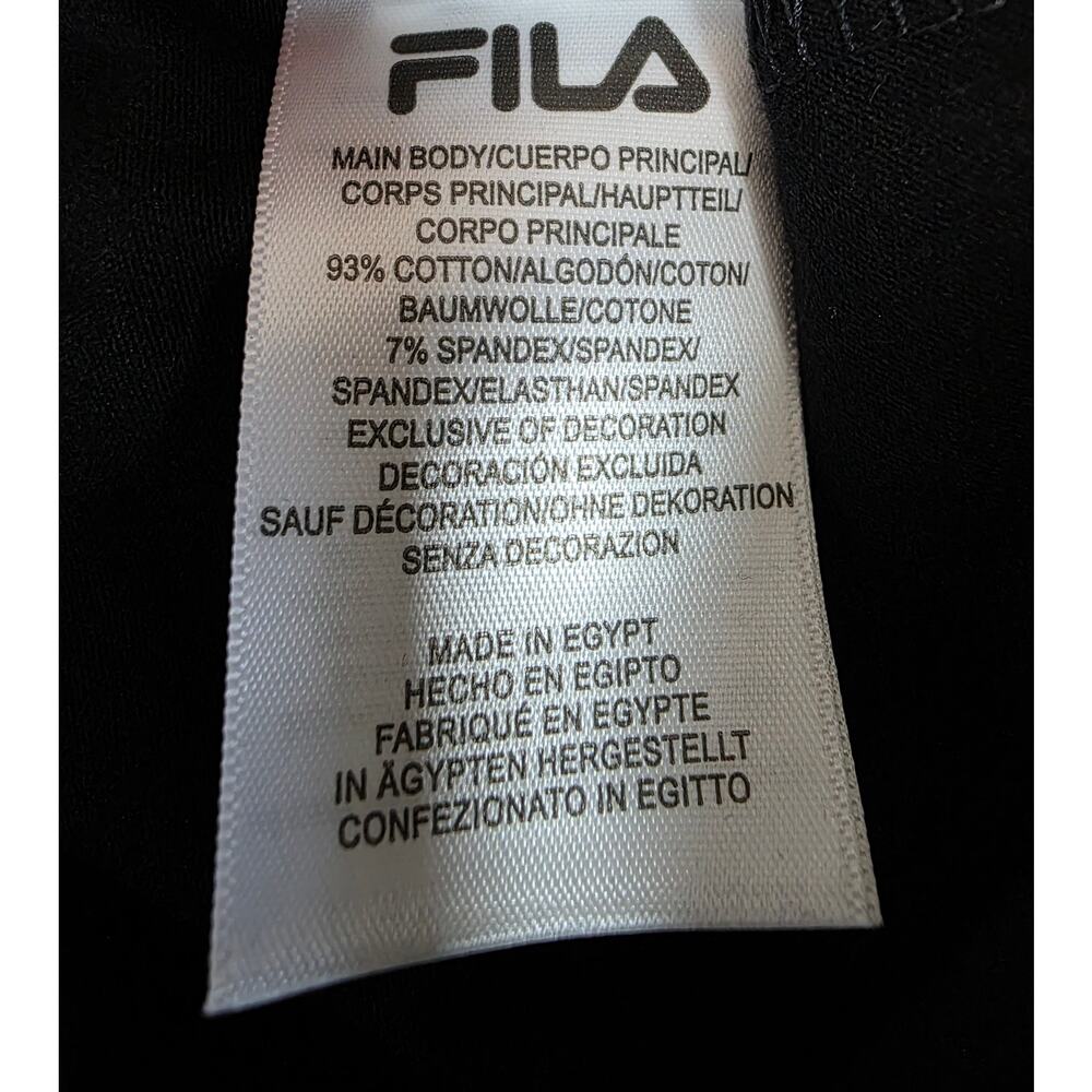 Fila Black Logo Pull-On Athletic Leggings - Picture 6 of 8